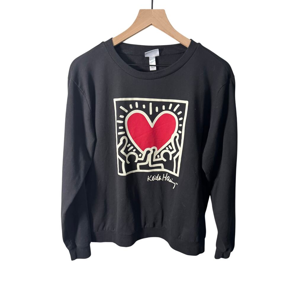 Keith Haring Graphic LS Thin Sweatshirt Large